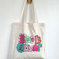 Tote-bag Tissus 100% Recyclé - Book Lover