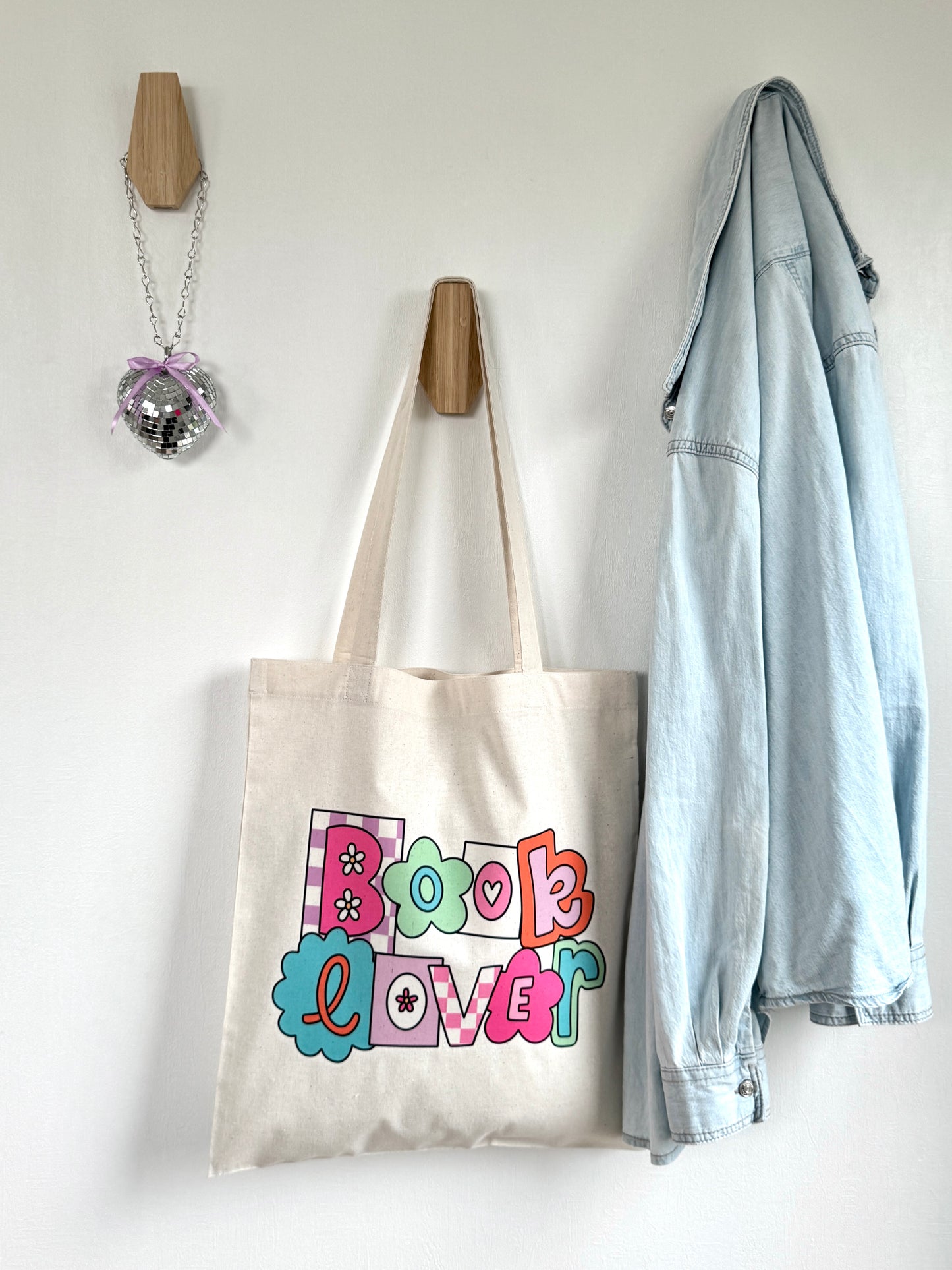 Tote-bag Tissus 100% Recyclé - Book Lover