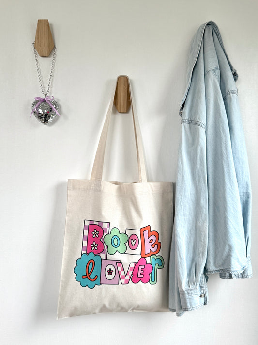 Tote-bag Tissus 100% Recyclé - Book Lover