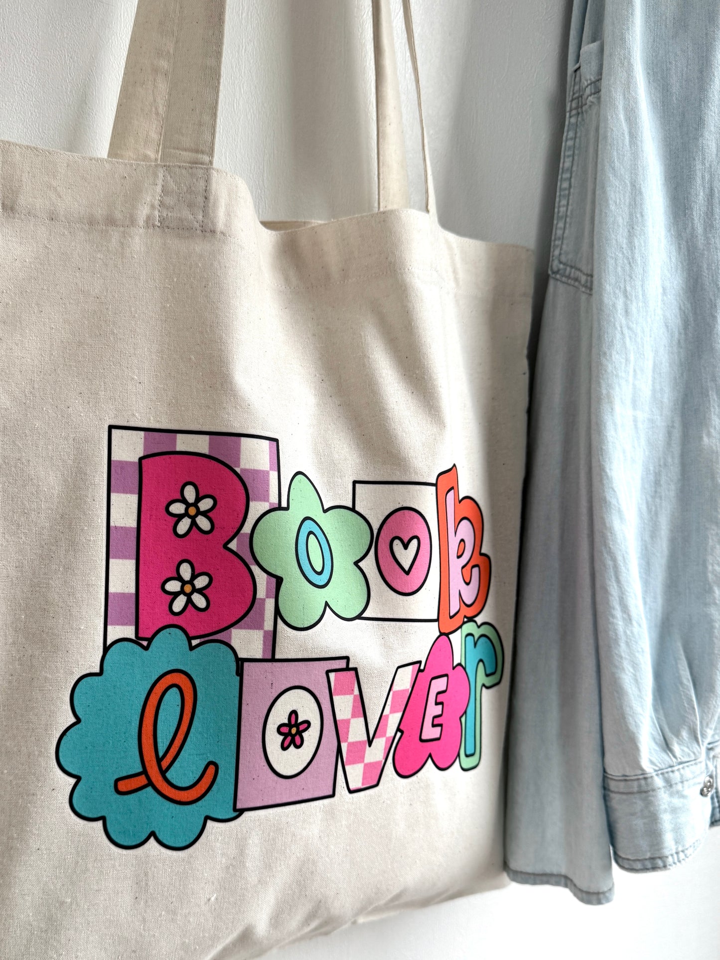 Tote-bag Tissus 100% Recyclé - Book Lover