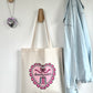 Tote-bag Tissus 100% Recyclé - Bookworm