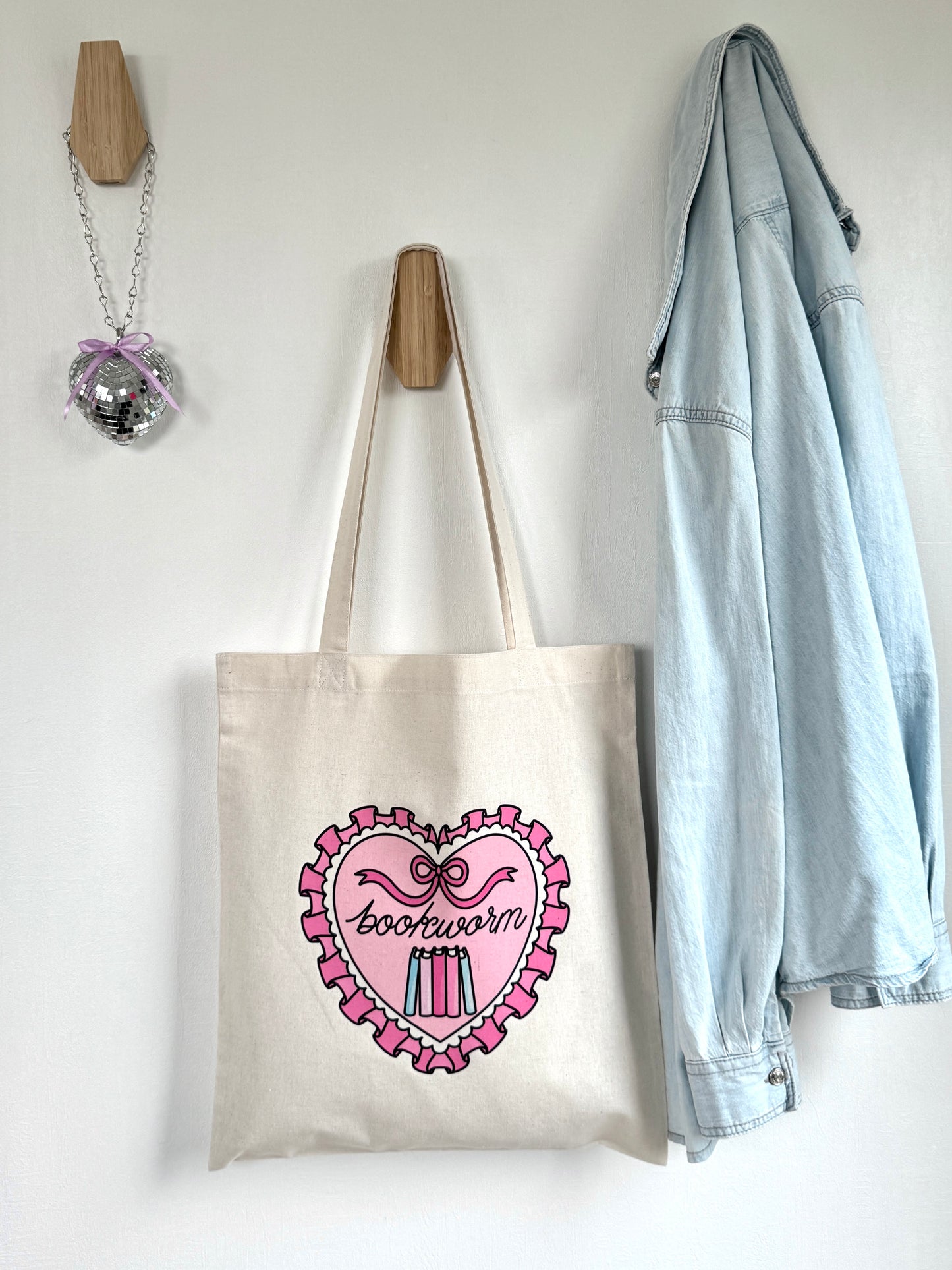 Tote-bag Tissus 100% Recyclé - Bookworm