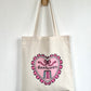 Tote-bag Tissus 100% Recyclé - Bookworm