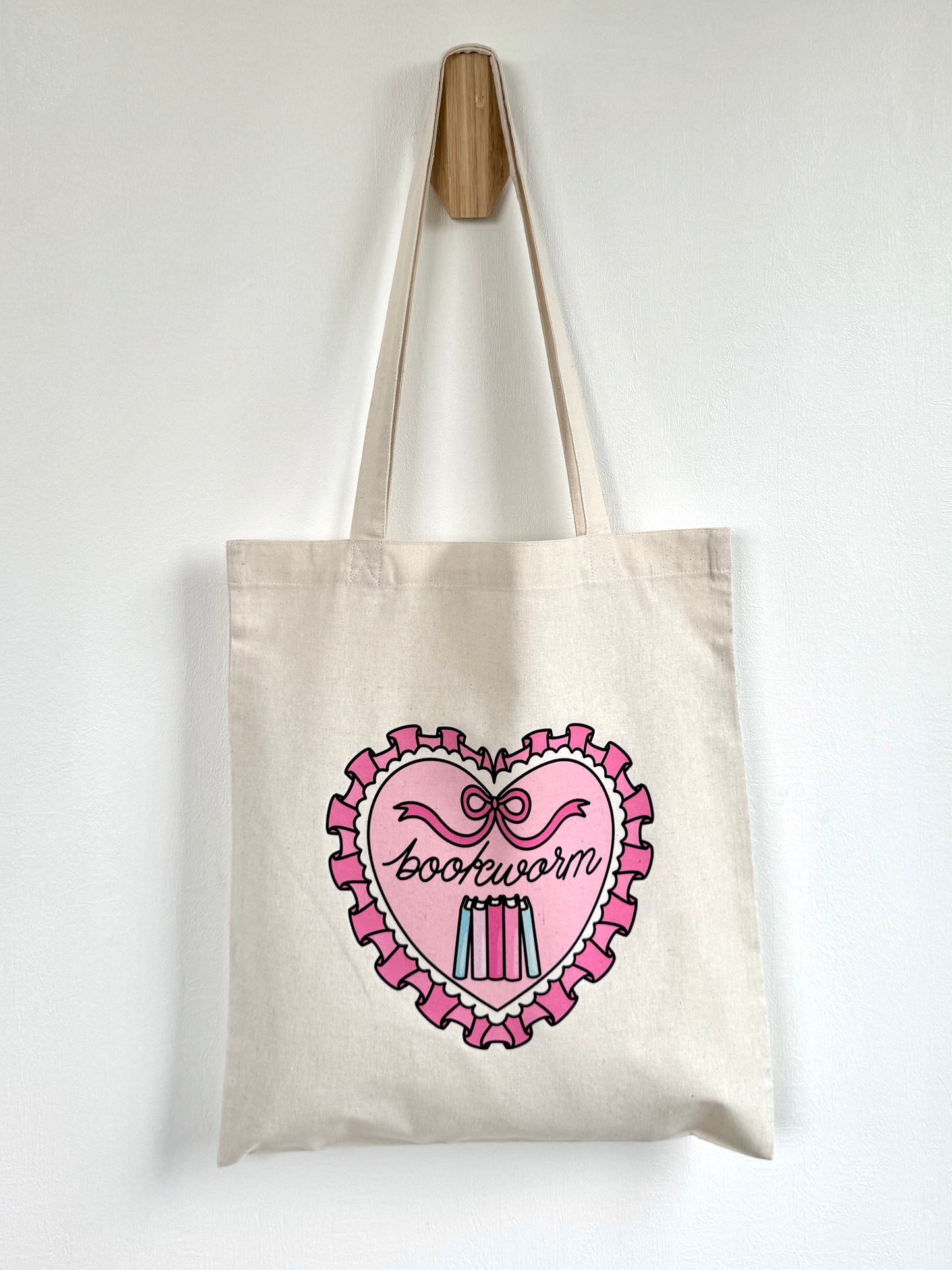 Tote-bag Tissus 100% Recyclé - Bookworm
