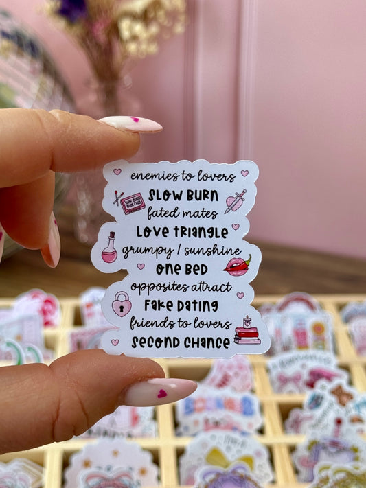 Stickers - Romance Tropes