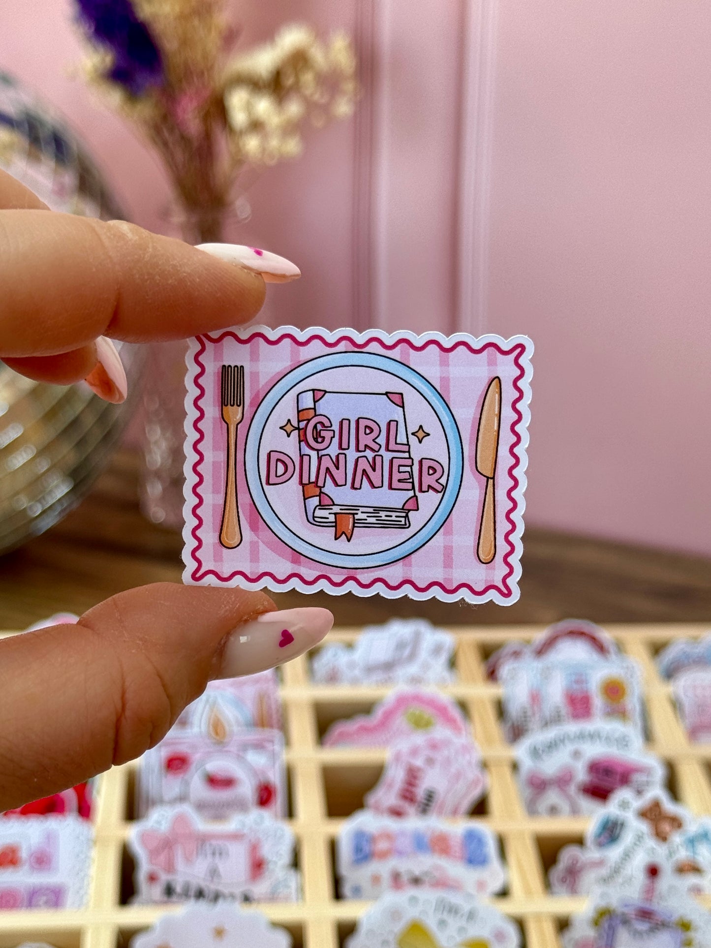 Stickers - Girl Dinner