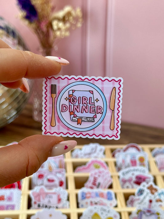 Stickers - Girl Dinner