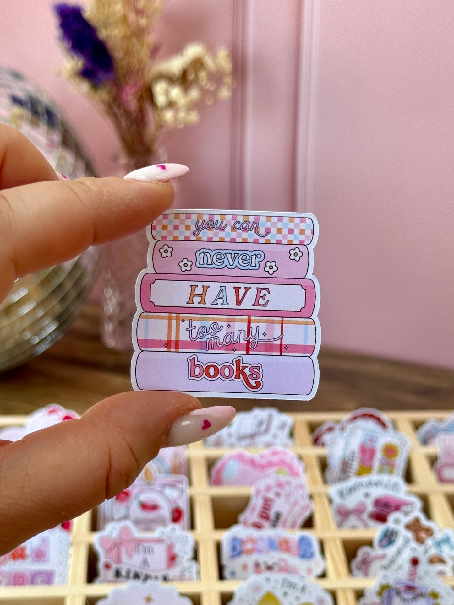 Stickers - Never Too Many Books