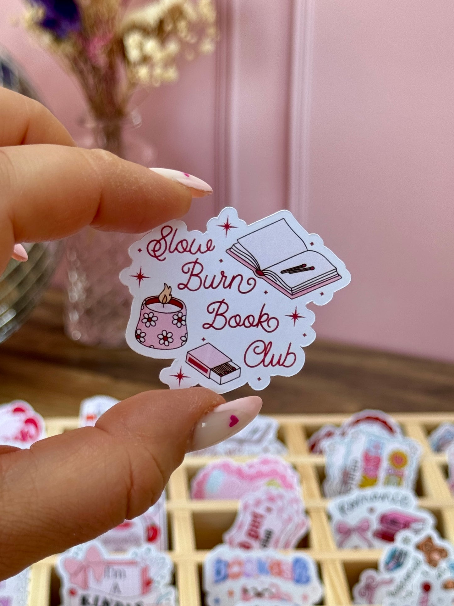 Stickers - Slow Burn Reader - Rouge