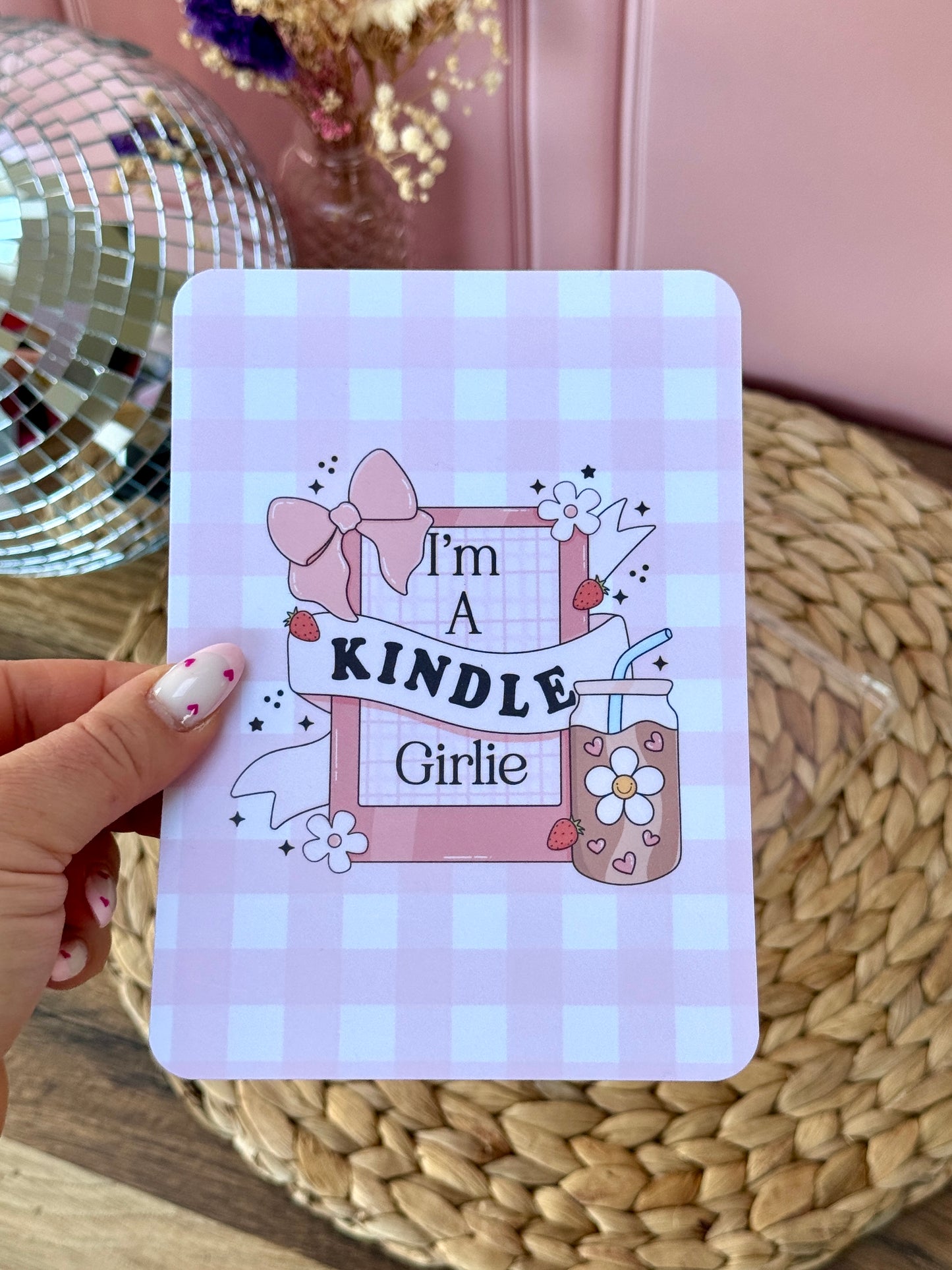 Insert Liseuse - Kindle Girlie