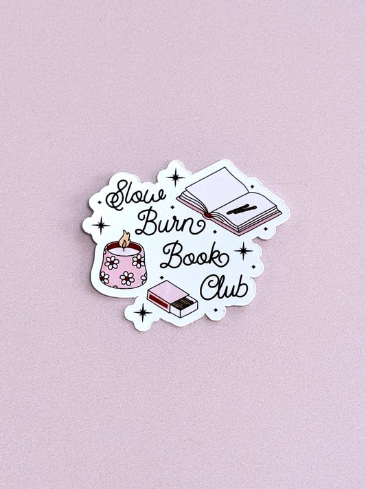 Stickers - Slow Burn Reader - Noir