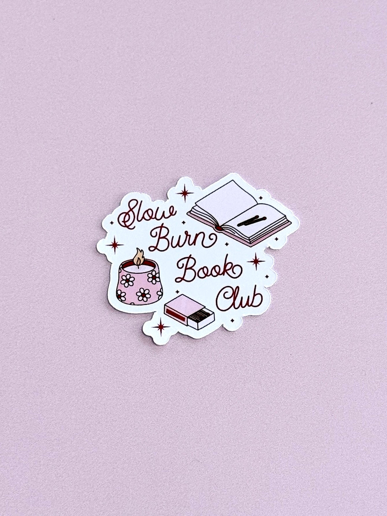 Stickers - Slow Burn Reader - Rouge