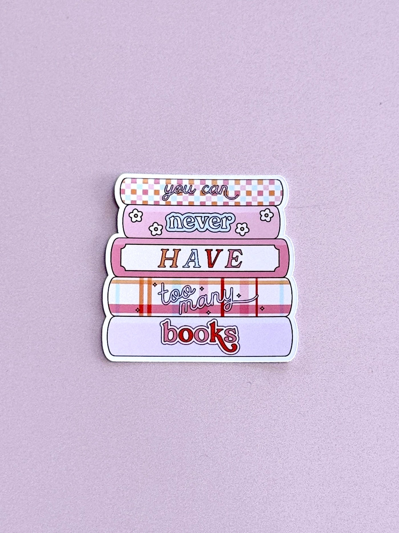 Stickers - Never Too Many Books