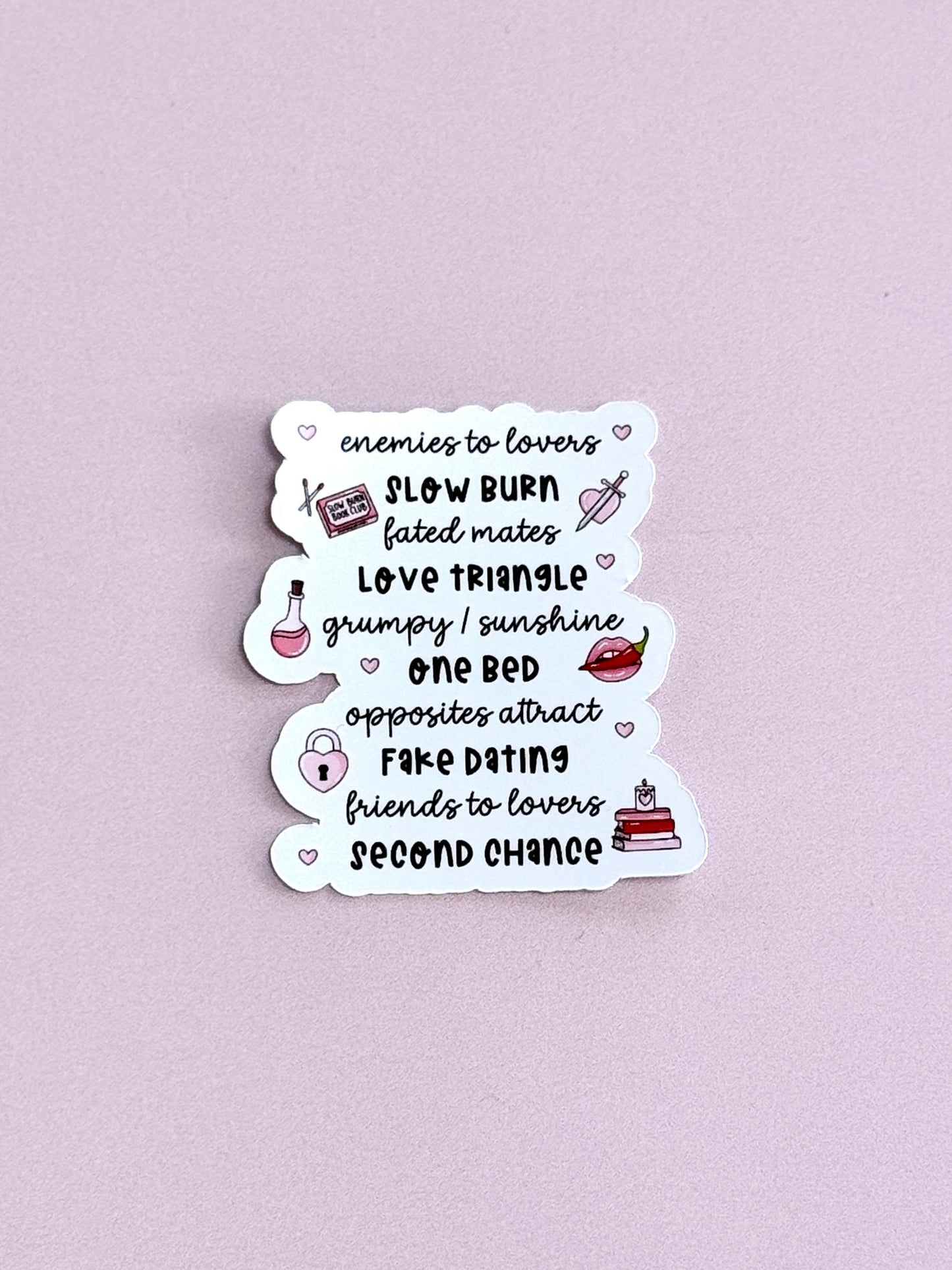 Stickers - Romance Tropes