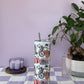 Mug Isotherme 591ml avec Couvercle et Paille - RDV pour un Pique-Nique