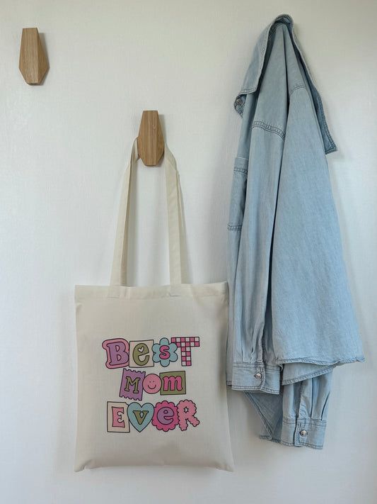 Tote-bag Tissus Recyclé - Best Mom Ever
