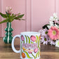 Tasse Céramique 330 ml - Maman Tulipes - Personnalisable