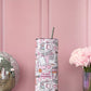 Tumbler Isotherme 591ml avec Couvercle et Paille - Book Mood