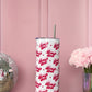 Tumbler Isotherme 591ml avec Couvercle et Paille - Bookish Babe