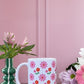 Tasse Céramique 330 ml - Pink Orange Flowers